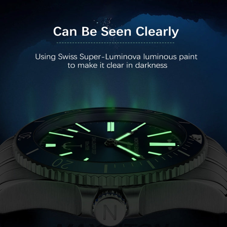 NORTH EDGE ANCHOR 男士戶外100米防水机械手錶