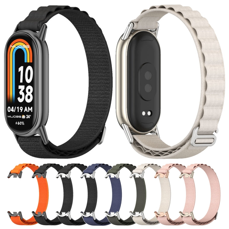 米布斯 高山尼龍透氣錶帶, For Xiaomi Smart Band 10 / 9 / 8