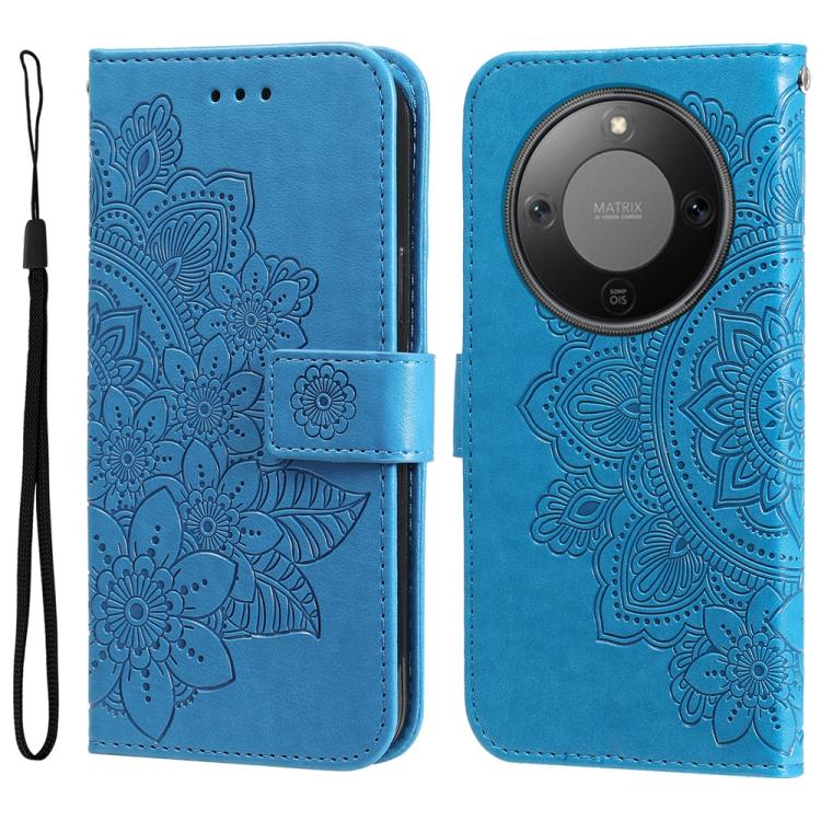 壓紋七瓣花手機皮套, For Honor 500 / 500 Pro Global 155.8mm, For Honor Magic8 Pro, For Honor Magic8, For Honor 400 Smart 5G / X7d 4G / Play 10T 5G, For Honor Play10 4G, For Honor Play 70 Plus, For Honor X5c Plus, For Honor X70 5G                                 ...