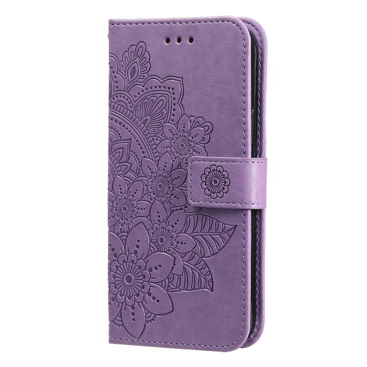 壓紋七瓣花手機皮套, For Honor 500 / 500 Pro Global 155.8mm, For Honor Magic8 Pro, For Honor Magic8, For Honor 400 Smart 5G / X7d 4G / Play 10T 5G, For Honor Play10 4G, For Honor Play 70 Plus, For Honor X5c Plus, For Honor X70 5G                                 ...