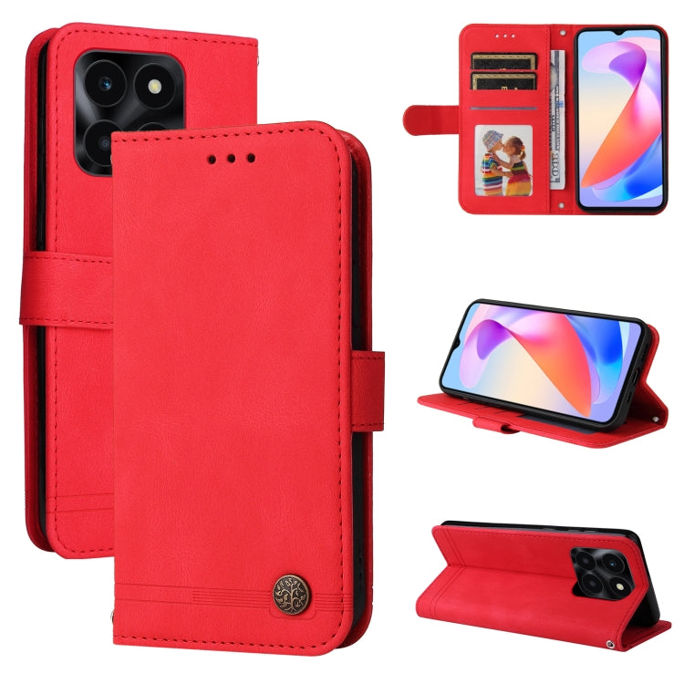 膚感生命樹金屬扣手機皮套, For Honor 100 Pro, For Honor 100, For Honor X50i+, For Honor Play 50 Plus, For Honor X6a, For Honor X50i 5G