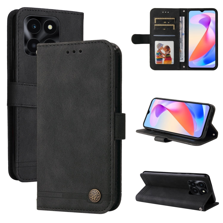 膚感生命樹金屬扣手機皮套, For Honor 100 Pro, For Honor 100, For Honor X50i+, For Honor Play 50 Plus, For Honor X6a, For Honor X50i 5G