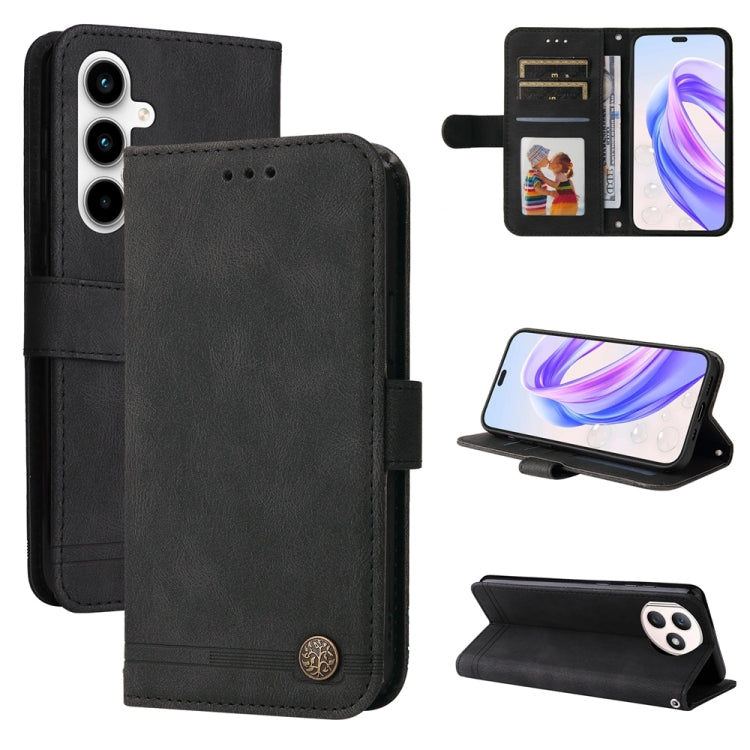 膚感生命樹金屬扣手機皮套, For Honor 100 Pro, For Honor 100, For Honor X50i+, For Honor Play 50 Plus, For Honor X6a, For Honor X50i 5G