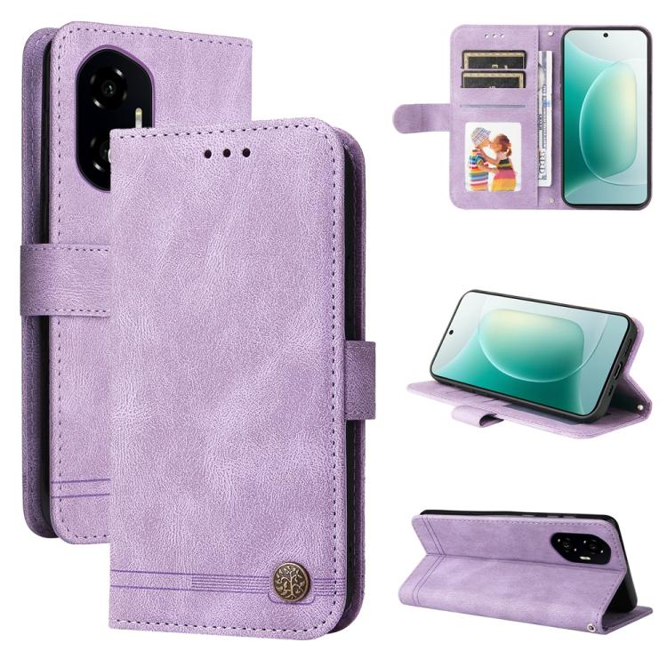 膚感生命樹金屬扣手機皮套, For Honor Play 60, For Honor 400 Lite Global, For Honor 400 Global 156.5mm, For Honor X8c 4G, For Honor 300 Ultra, For Honor 300 Pro, For Honor 300, For Honor X9c / Magic7 Lite, For Honor Magic7 Pro