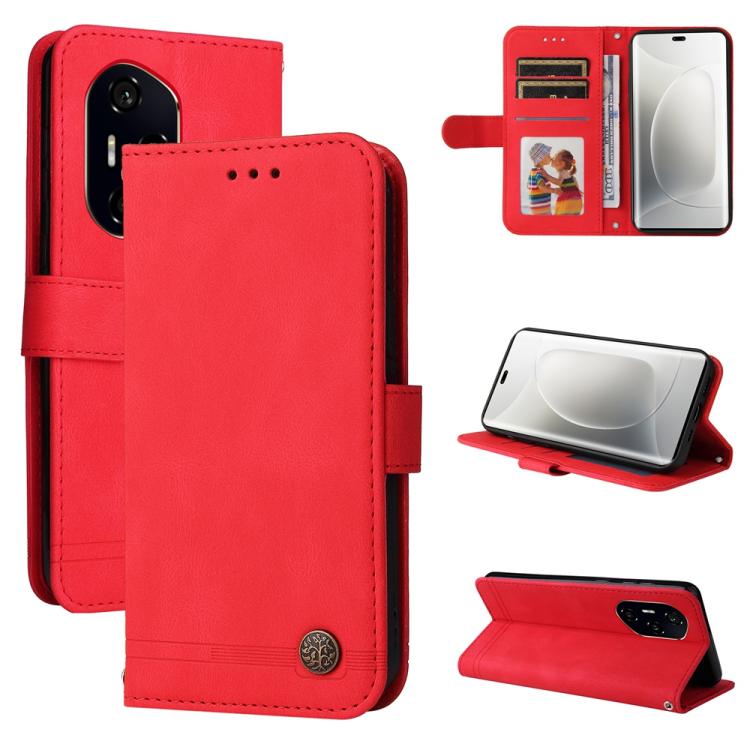 膚感生命樹金屬扣手機皮套, For Honor Play 60, For Honor 400 Lite Global, For Honor 400 Global 156.5mm, For Honor X8c 4G, For Honor 300 Ultra, For Honor 300 Pro, For Honor 300, For Honor X9c / Magic7 Lite, For Honor Magic7 Pro