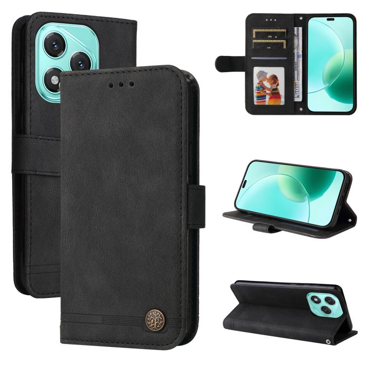 膚感生命樹金屬扣手機皮套, For Honor Play 60, For Honor 400 Lite Global, For Honor 400 Global 156.5mm, For Honor X8c 4G, For Honor 300 Ultra, For Honor 300 Pro, For Honor 300, For Honor X9c / Magic7 Lite, For Honor Magic7 Pro