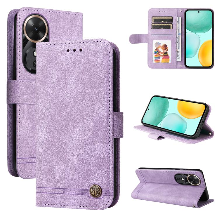 膚感生命樹金屬扣手機皮套, For Honor Play 60, For Honor 400 Lite Global, For Honor 400 Global 156.5mm, For Honor X8c 4G, For Honor 300 Ultra, For Honor 300 Pro, For Honor 300, For Honor X9c / Magic7 Lite, For Honor Magic7 Pro