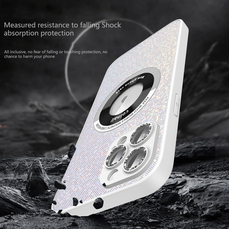 炫彩閃粉Magsafe磁吸TPU + PC手機殼, For iPhone 14, For iPhone 14 Plus, For iPhone 14 Pro, For iPhone 14 Pro Max, For iPhone 13, For iPhone 13 Pro, For iPhone 13 Pro Max, For iPhone 12