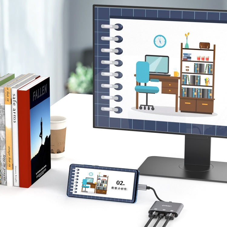 歐騰 9175S 三合一 USB-C / Type-C 轉 HDMI轉接頭