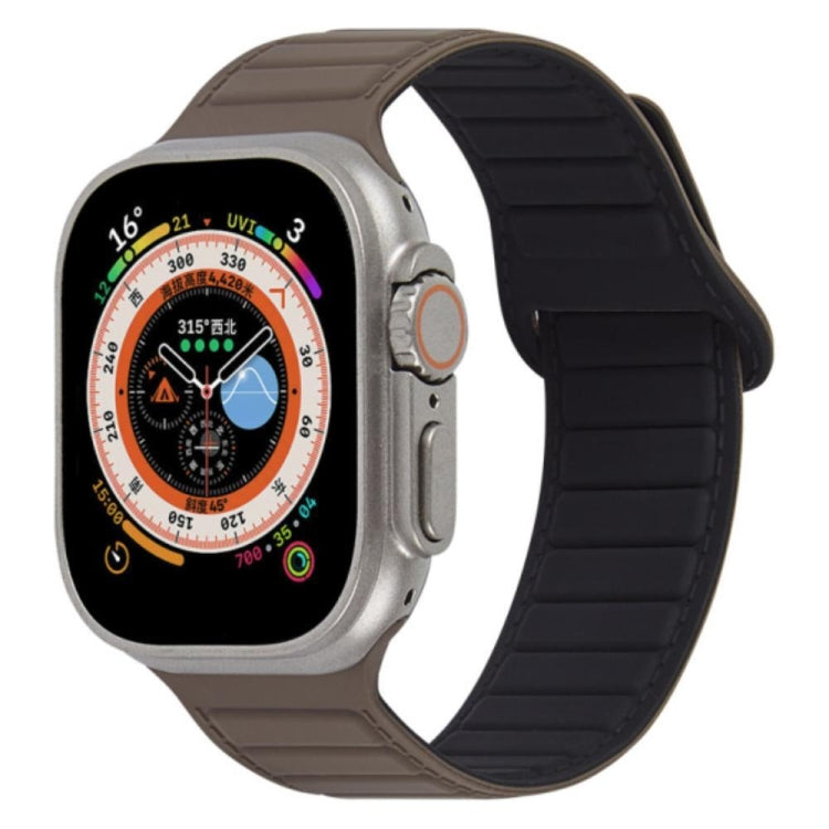 撞色迴環磁吸硅膠錶帶, For Apple Watch 8 45mm, For Apple Watch SE 2022 40mm, For Apple Watch SE 2022 44mm