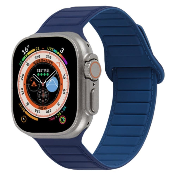 撞色迴環磁吸硅膠錶帶, For Apple Watch Series 10 46mm, For Apple Watch Series 10 42mm, For Apple Watch SE 2023 44mm
