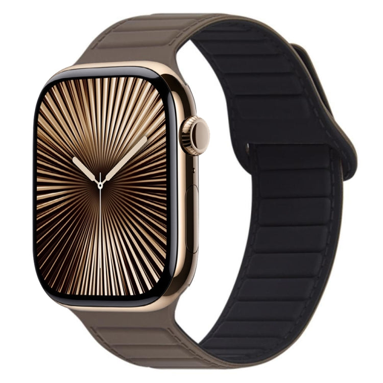 撞色迴環磁吸硅膠錶帶, For Apple Watch Series 10 46mm, For Apple Watch Series 10 42mm, For Apple Watch SE 2023 44mm