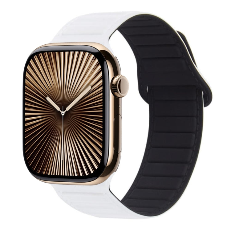 撞色迴環磁吸硅膠錶帶, For Apple Watch Series 10 46mm, For Apple Watch Series 10 42mm, For Apple Watch SE 2023 44mm