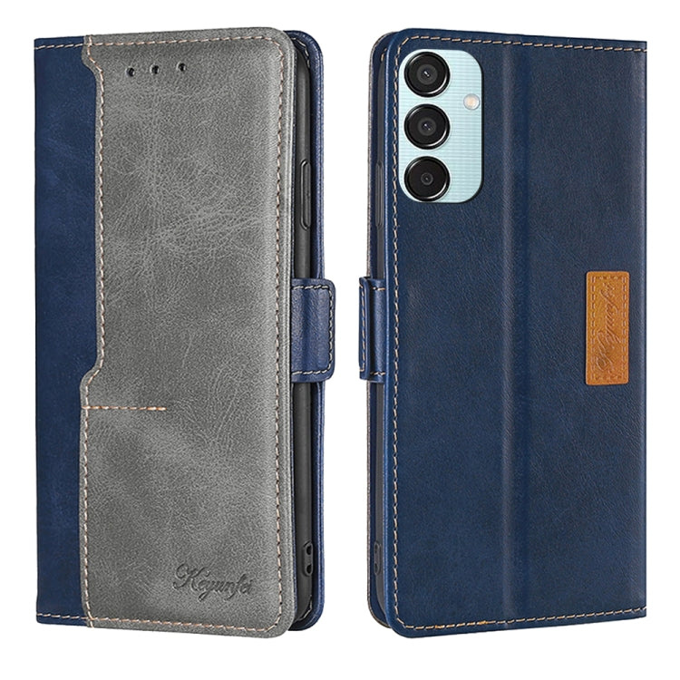 撞色側扣手機皮套, For Samsung Galaxy M55 5G, For Samsung Galaxy M15 5G, For Samsung Galaxy Xcover 7 5G, For Samsung Galaxy S24 Ultra 5G, For Samsung Galaxy S24+ 5G, For Samsung Galaxy S24 5G, For Samsung Galaxy M54 5G, For Samsung Galaxy F14 5G