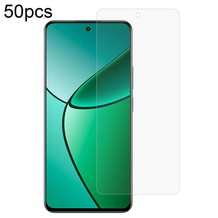 50個一賣 0.26mm 9H 2.5D 半屏鋼化玻璃保護膜, For Realme GT 7 Global, For Realme 13 4G / 13+ / C63 5G / 14x / 14, For Realme P3 Ultra 5G, For Realme Neo7, For Realme P1 Speed, For Realme C61 / C61 India / Note 60, For Realme 12+ / 12 4G, For Realme Narzo N61        ...