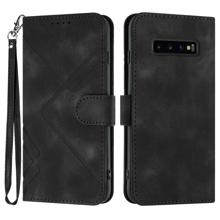YX 0040款線條圖案膚感手機皮套, For Samsung Galaxy S10+, For Samsung Galaxy S10, For Samsung Galaxy Note9, For Samsung Galaxy A6 2018, For Samsung Galaxy S9+, For Samsung Galaxy S9, For Samsung Galaxy A8 2018