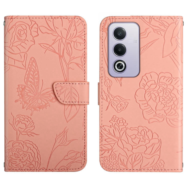 HT03 膚感蝴蝶壓花手機皮套, For OPPO A3 4G Global / 5G Global, For OPPO A3x India, For OPPO A80 EU / A3 Pro Global, For OPPO A3 Pro 5G India, For OPPO K12x 5G Global, For OPPO A60 4G, For OPPO Reno11 F 5G/F25 Pro 5G, For OPPO A18 / A38 4G, For OPPO A58 4G