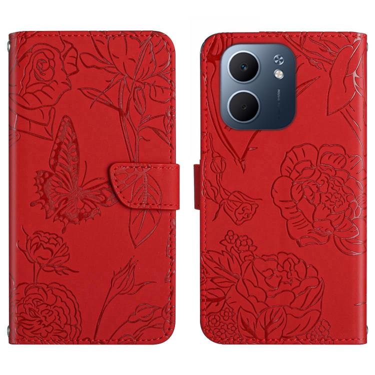 HT03 膚感蝴蝶壓花手機皮套, For OPPO A6 Pro 4G / 5G Global, For OPPO A5x 4G Global / 5G Global, For OPPO A5 5G Global, For OPPO Reno14 Pro 5G Global, For OPPO Reno14 5G Global, For OPPO A5 Pro 5G Global, For OPPO Reno13 Pro, For OPPO Reno13, For OPPO Reno13 F