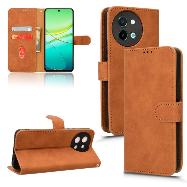 膚感翻蓋磁吸手機皮套, For vivo Y300 Pro 5G, For vivo T3 Pro 5G India, For vivo Y38 5G, For vivo V30E 5G, For vivo iQOO Z9X, For vivo iQOO Z9, For vivo iQOO Z9 5G Global, For vivo Y03 4G, For vivo S18e