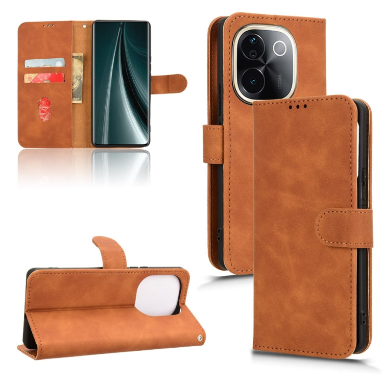 膚感翻蓋磁吸手機皮套, For vivo Y300 Pro 5G, For vivo T3 Pro 5G India, For vivo Y38 5G, For vivo V30E 5G, For vivo iQOO Z9X, For vivo iQOO Z9, For vivo iQOO Z9 5G Global, For vivo Y03 4G, For vivo S18e