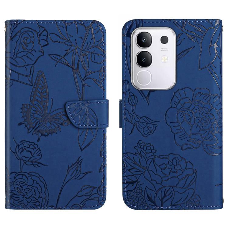 HT03 膚感蝴蝶壓花手機皮套, For vivo V60 Lite 5G, For vivo V60 5G, For vivo Y39 5G Global, For vivo V50 Lite 5G, For vivo Y04 4G / Y29s 5G, For vivo Y29 4G Global, For vivo V50 5G Global, For vivo Y02A 4G / Y02 4G / Y11 2023, For vivo Y56 5G Global