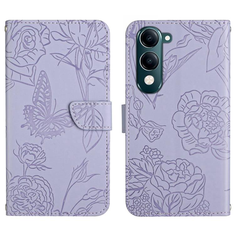 HT03 膚感蝴蝶壓花手機皮套, For vivo V60 Lite 5G, For vivo V60 5G, For vivo Y39 5G Global, For vivo V50 Lite 5G, For vivo Y04 4G / Y29s 5G, For vivo Y29 4G Global, For vivo V50 5G Global, For vivo Y02A 4G / Y02 4G / Y11 2023, For vivo Y56 5G Global