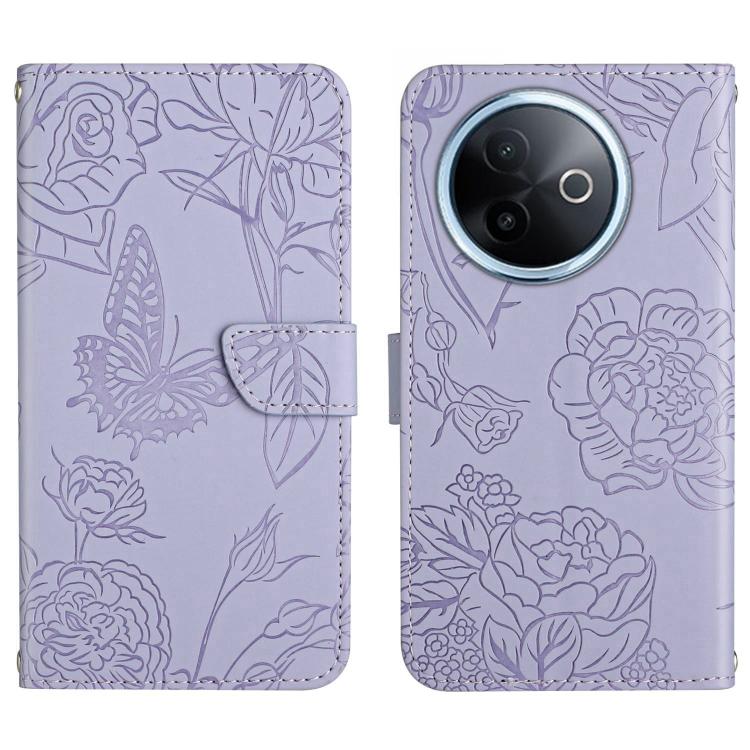 HT03 膚感蝴蝶壓花手機皮套, For vivo V60 Lite 5G, For vivo V60 5G, For vivo Y39 5G Global, For vivo V50 Lite 5G, For vivo Y04 4G / Y29s 5G, For vivo Y29 4G Global, For vivo V50 5G Global, For vivo Y02A 4G / Y02 4G / Y11 2023, For vivo Y56 5G Global