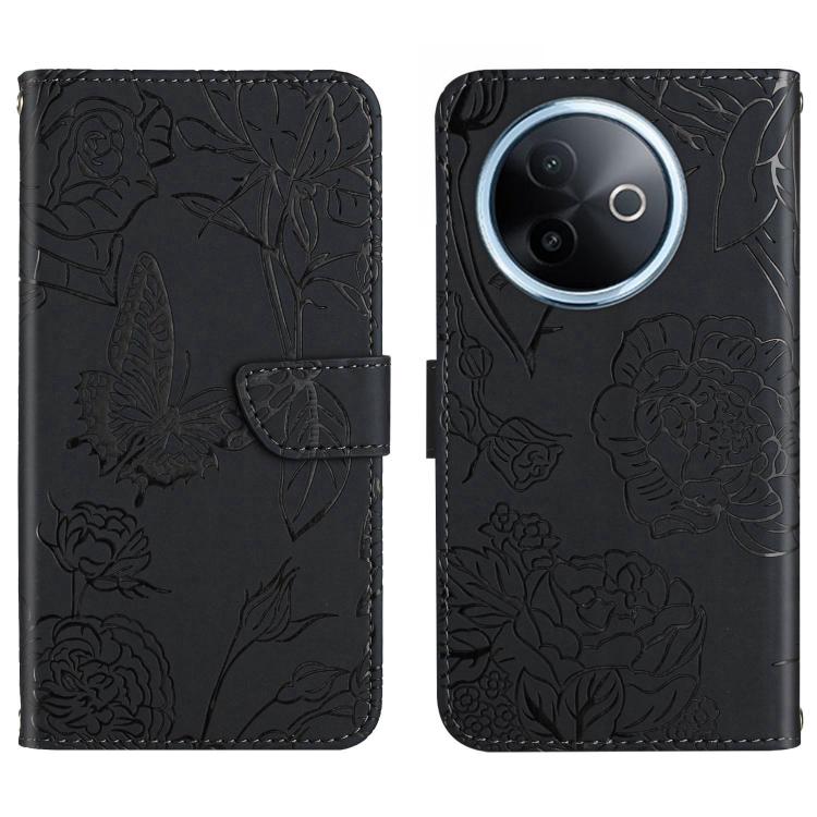 HT03 膚感蝴蝶壓花手機皮套, For vivo V60 Lite 5G, For vivo V60 5G, For vivo Y39 5G Global, For vivo V50 Lite 5G, For vivo Y04 4G / Y29s 5G, For vivo Y29 4G Global, For vivo V50 5G Global, For vivo Y02A 4G / Y02 4G / Y11 2023, For vivo Y56 5G Global