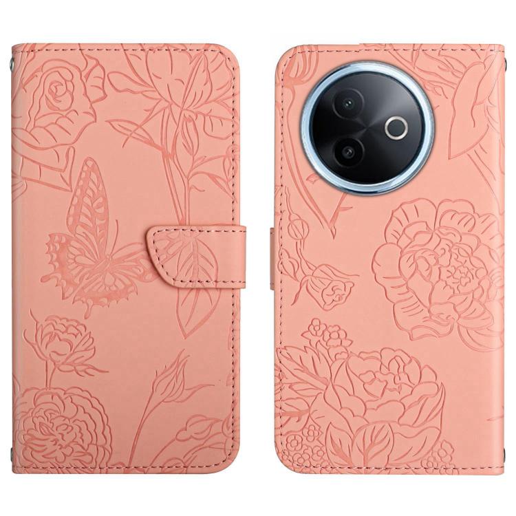 HT03 膚感蝴蝶壓花手機皮套, For vivo V60 Lite 5G, For vivo V60 5G, For vivo Y39 5G Global, For vivo V50 Lite 5G, For vivo Y04 4G / Y29s 5G, For vivo Y29 4G Global, For vivo V50 5G Global, For vivo Y02A 4G / Y02 4G / Y11 2023, For vivo Y56 5G Global