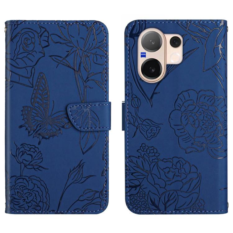 HT03 膚感蝴蝶壓花手機皮套, For vivo V60 Lite 5G, For vivo V60 5G, For vivo Y39 5G Global, For vivo V50 Lite 5G, For vivo Y04 4G / Y29s 5G, For vivo Y29 4G Global, For vivo V50 5G Global, For vivo Y02A 4G / Y02 4G / Y11 2023, For vivo Y56 5G Global