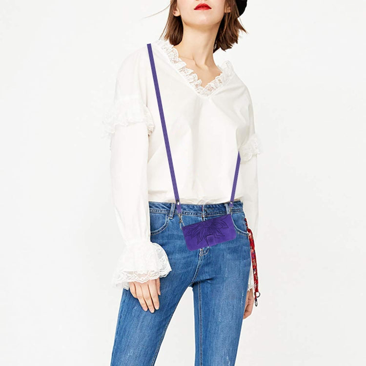 HT04 膚感太陽花壓花手機皮套 帶掛繩, For OPPO Reno10 Pro+