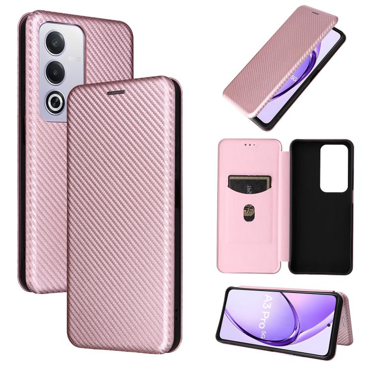 碳纖維翻蓋手機皮套, For OPPO A3 Pro Global, For OPPO Reno11 F 5G, For OPPO Reno11 Pro Global, For OPPO Find X7 Ultra, For OPPO A38 4G Global, For OPPO A78 4G, For OPPO A1 5G, For OPPO Find X8 Pro, For OPPO A79 5G