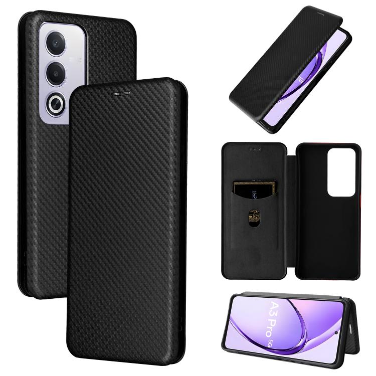 碳纖維翻蓋手機皮套, For OPPO A3 Pro Global, For OPPO Reno11 F 5G, For OPPO Reno11 Pro Global, For OPPO Find X7 Ultra, For OPPO A38 4G Global, For OPPO A78 4G, For OPPO A1 5G, For OPPO Find X8 Pro, For OPPO A79 5G