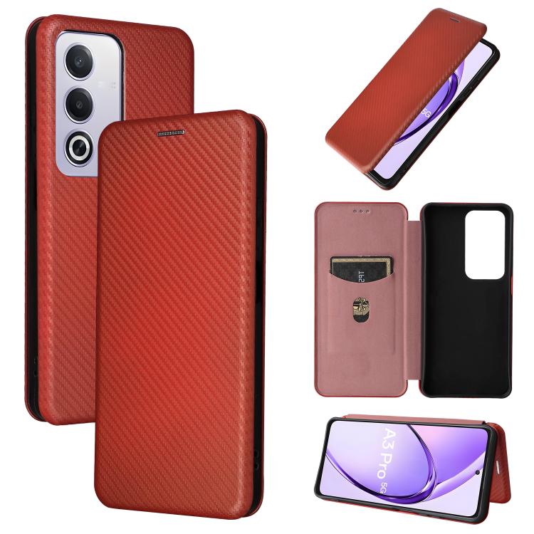 碳纖維翻蓋手機皮套, For OPPO A3 Pro Global, For OPPO Reno11 F 5G, For OPPO Reno11 Pro Global, For OPPO Find X7 Ultra, For OPPO A38 4G Global, For OPPO A78 4G, For OPPO A1 5G, For OPPO Find X8 Pro, For OPPO A79 5G