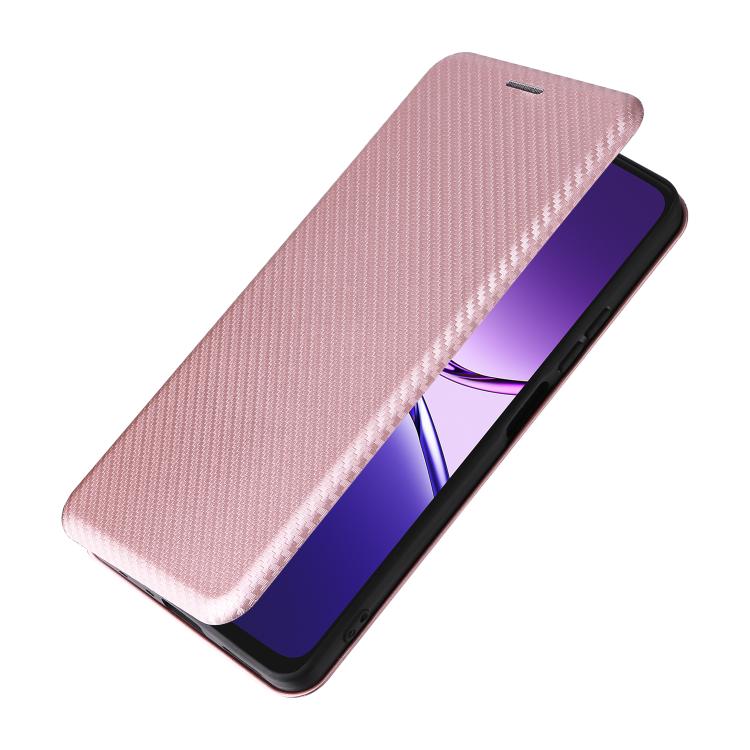 碳纖維翻蓋手機皮套, For OPPO A5 Pro 5G Global, For OPPO Reno13 5G Global, For OPPO Reno13 F 5G, For OPPO Find X8, For OPPO A3x 5G India, For OPPO Reno12 F 5G / 4G, For OPPO Reno11 PJH110, For OPPO Reno12 Pro 5G Global, For OPPO Reno12 5G Global