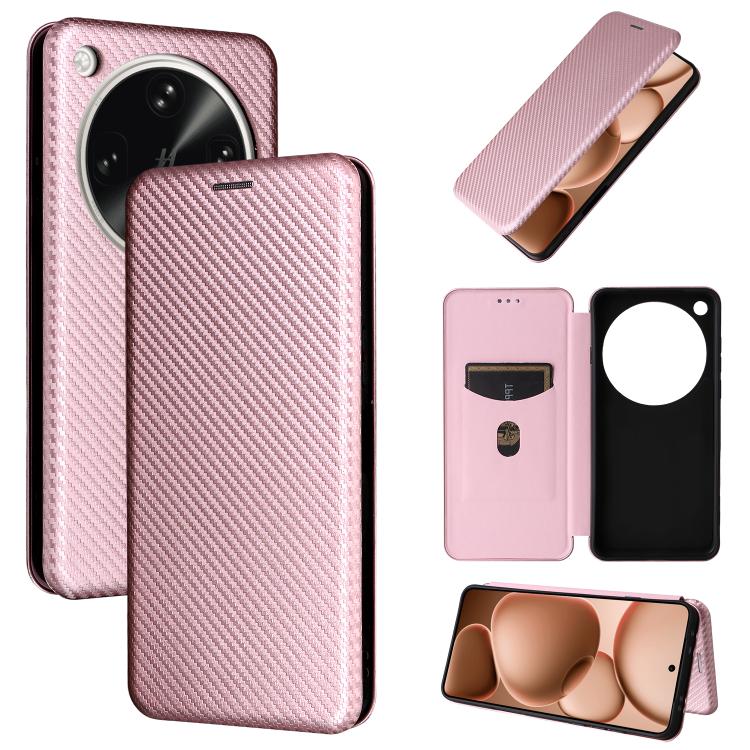 碳纖維翻蓋手機皮套, For OPPO Find X9, For OPPO A6 Pro 5G Global, For OPPO Find X9 Pro, For OPPO Reno14 Global / Reno14 F, For OPPO A5 5G / 4G Global, For OPPO Find X8s+ 5G, For OPPO Find X8s 5G, For OPPO Find X8 Ultra 5G, For OPPO F29 5G