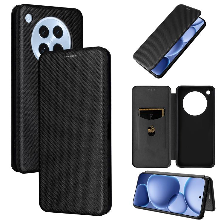 碳纖維翻蓋手機皮套, For OPPO Find X9, For OPPO A6 Pro 5G Global, For OPPO Find X9 Pro, For OPPO Reno14 Global / Reno14 F, For OPPO A5 5G / 4G Global, For OPPO Find X8s+ 5G, For OPPO Find X8s 5G, For OPPO Find X8 Ultra 5G, For OPPO F29 5G