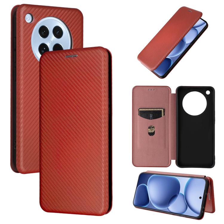 碳纖維翻蓋手機皮套, For OPPO Find X9, For OPPO A6 Pro 5G Global, For OPPO Find X9 Pro, For OPPO Reno14 Global / Reno14 F, For OPPO A5 5G / 4G Global, For OPPO Find X8s+ 5G, For OPPO Find X8s 5G, For OPPO Find X8 Ultra 5G, For OPPO F29 5G