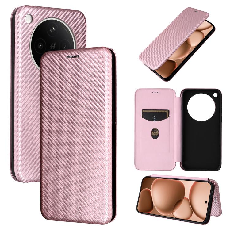 碳纖維翻蓋手機皮套, For OPPO Find X9, For OPPO A6 Pro 5G Global, For OPPO Find X9 Pro, For OPPO Reno14 Global / Reno14 F, For OPPO A5 5G / 4G Global, For OPPO Find X8s+ 5G, For OPPO Find X8s 5G, For OPPO Find X8 Ultra 5G, For OPPO F29 5G