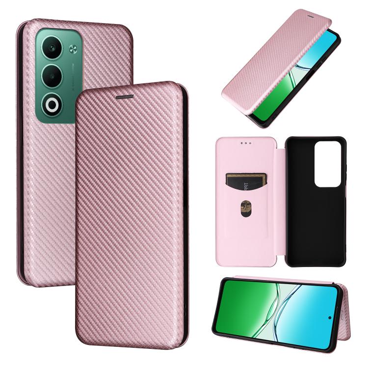 碳纖維翻蓋手機皮套, For OPPO Find X9, For OPPO A6 Pro 5G Global, For OPPO Find X9 Pro, For OPPO Reno14 Global / Reno14 F, For OPPO A5 5G / 4G Global, For OPPO Find X8s+ 5G, For OPPO Find X8s 5G, For OPPO Find X8 Ultra 5G, For OPPO F29 5G