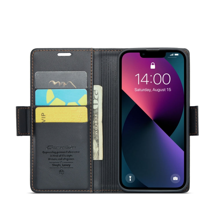 CaseMe 023系列蝴蝶扣荔枝紋防盜刷手機皮套