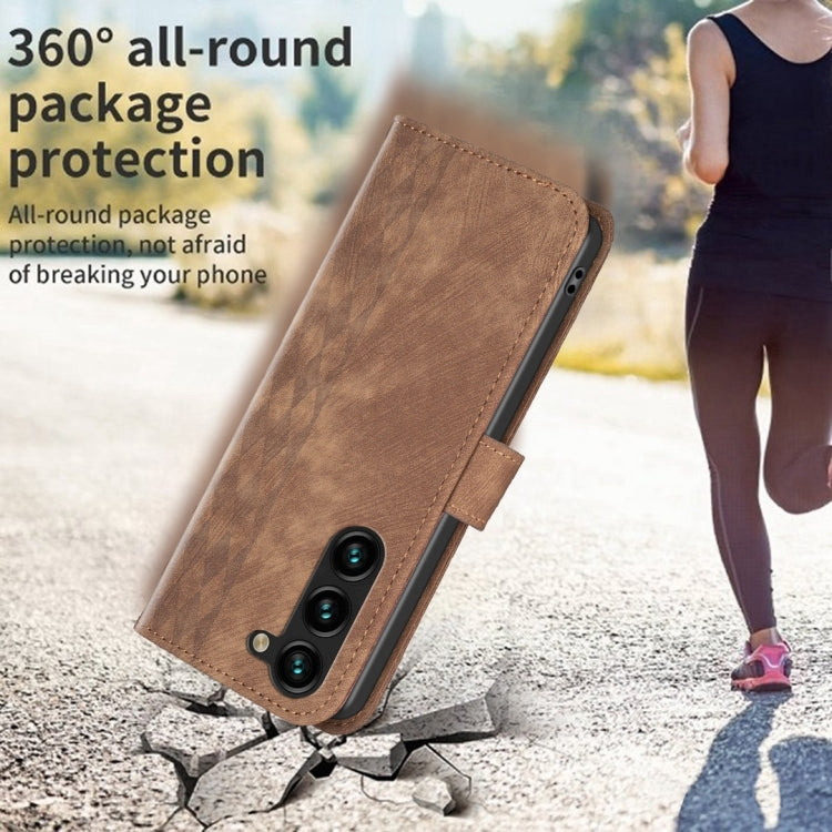 壓花格子手機皮套, For Samsung Galaxy S23 5G, For Samsung Galaxy A25 5G, For Samsung Galaxy A15, For Samsung Galaxy S24 Ultra 5G, For Samsung Galaxy A35, For Samsung Galaxy A55, For Samsung Galaxy S23 FE 5G, For Samsung Galaxy S24+ 5G                           ...