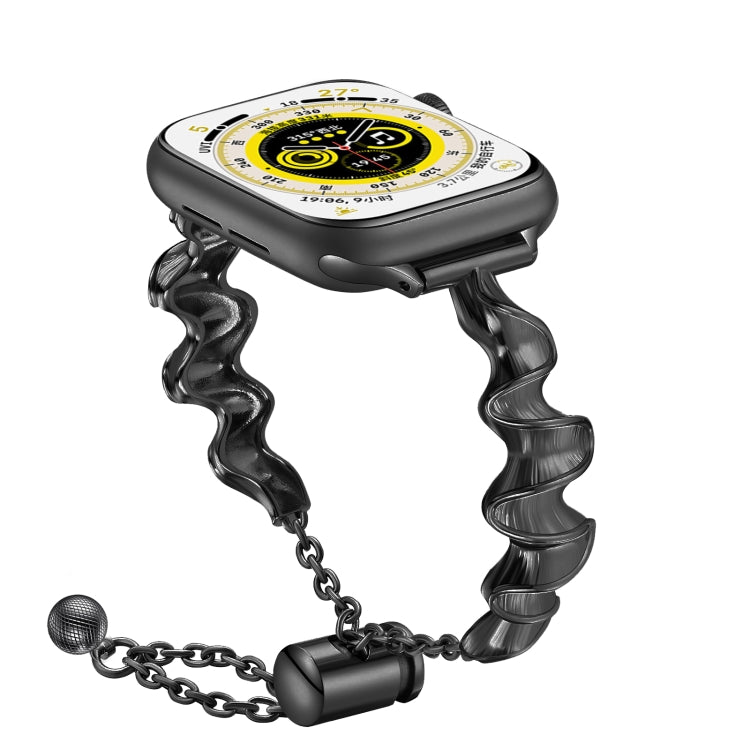 絲帶波浪手鏈金屬錶帶