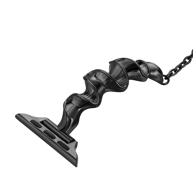 絲帶波浪手鏈金屬錶帶