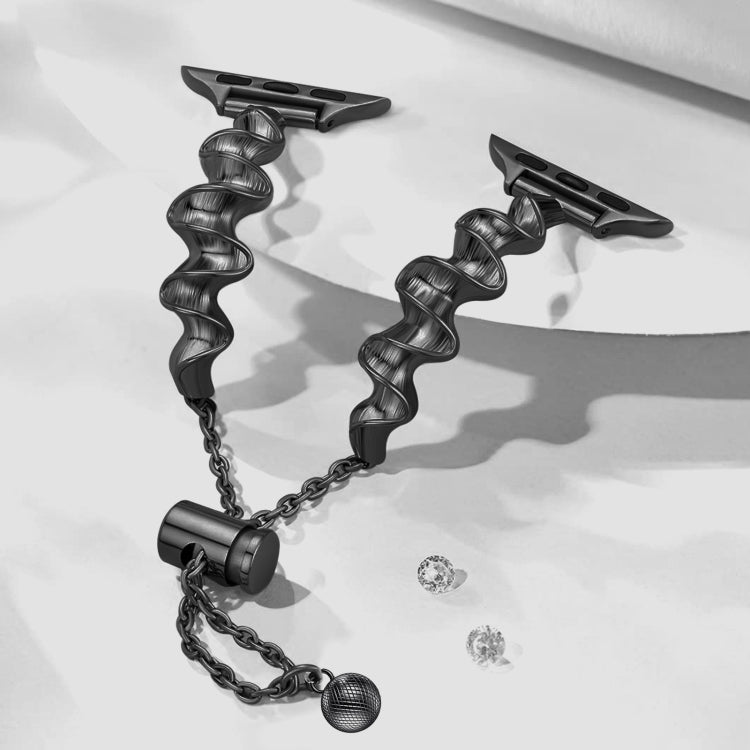 絲帶波浪手鏈金屬錶帶