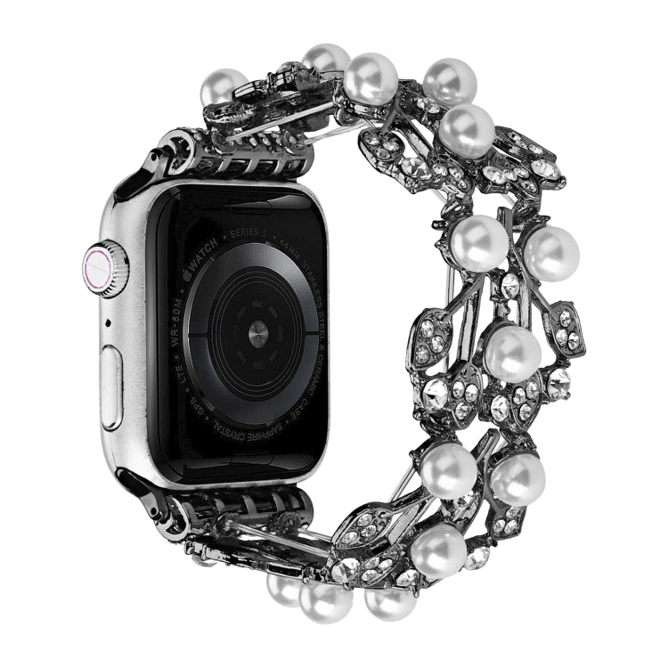 四恭弘=叶 恭弘珠花金屬錶帶 , For Apple Watch 6 40mm, For Apple Watch 6 44mm, For Apple Watch 5 44mm, For Apple Watch 5 40mm, For Apple Watch 4 44mm, For Apple Watch 4 40mm, For Apple Watch 3 38mm, For Apple Watch 3 42mm, For Apple Watch 2 42mm, For Apple Watch 2 3...