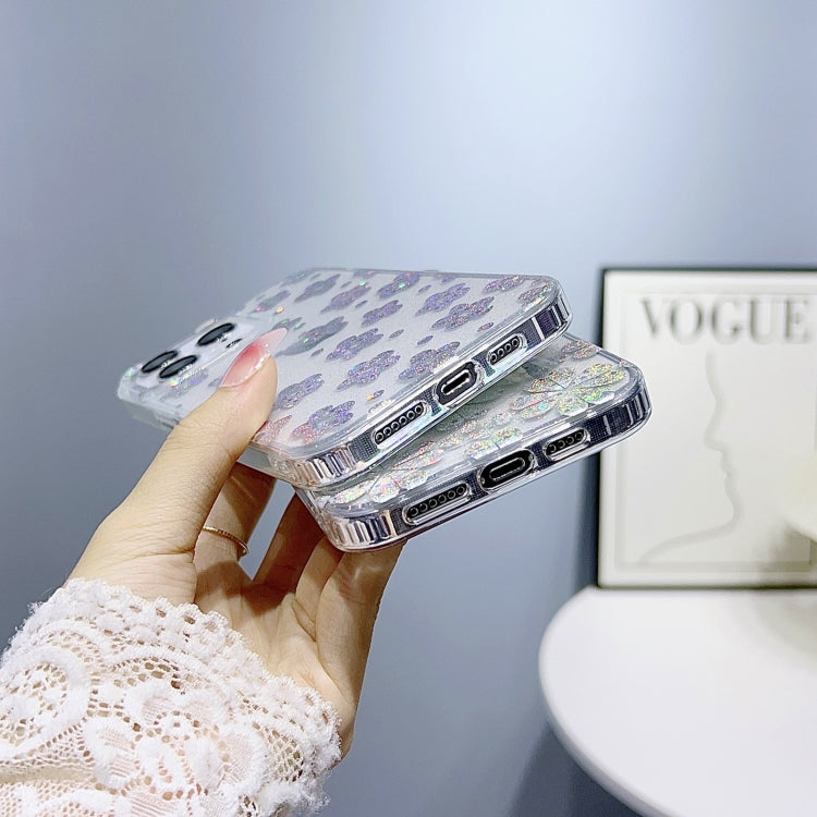 小星星系列閃粉TPU手機殼, For iPhone 14, For iPhone 14 Pro, For iPhone 14 Pro Max, For iPhone 13