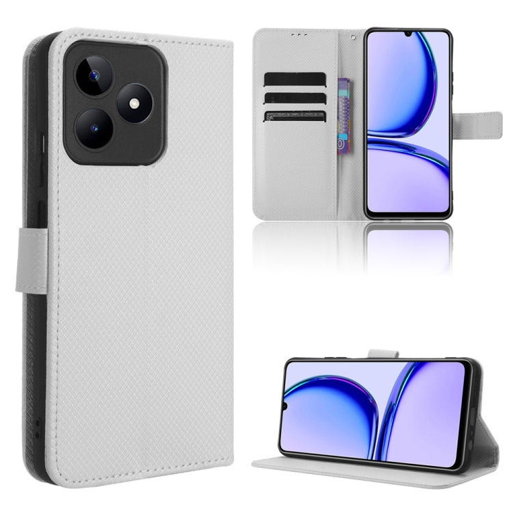 鑽石紋手機皮套, For Realme 12+ 5G, For Realme Note 50 4G, For Realme 12 Pro / 12 Pro+ 5G, For Realme C67 4G, For Realme 11 4G Foreign, For Realme GT5 5G, For Realme 11 5G Foreign / 11X, For Realme C53 4G / Narzo N53 4G, For Realme 11 5G