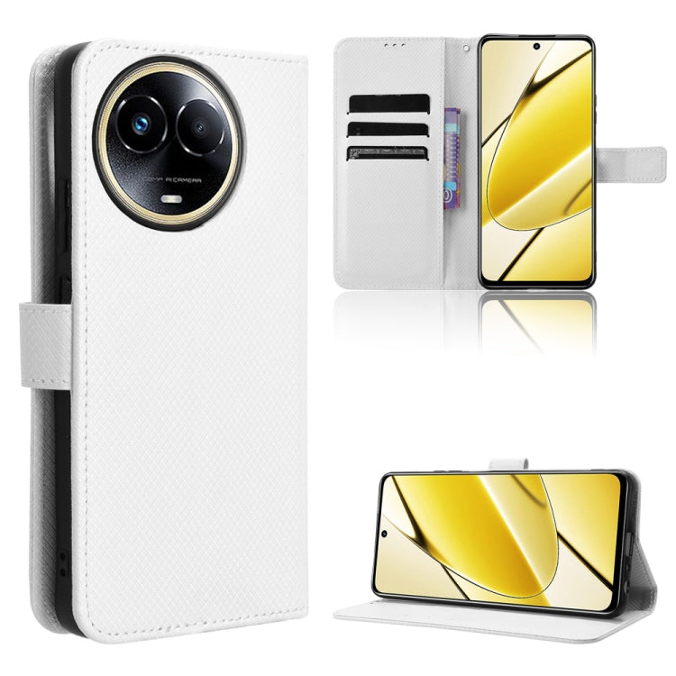 鑽石紋手機皮套, For Realme 12+ 5G, For Realme Note 50 4G, For Realme 12 Pro / 12 Pro+ 5G, For Realme C67 4G, For Realme 11 4G Foreign, For Realme GT5 5G, For Realme 11 5G Foreign / 11X, For Realme C53 4G / Narzo N53 4G, For Realme 11 5G