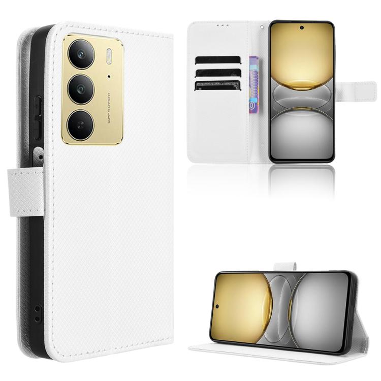 鑽石紋手機皮套, For Realme 14x 5G Malaysia / V70, For Realme 14 5G, For Realme P3 Ultra 5G, For Realme P3 5G / Neo7x 5G, For Realme 14 Pro Lite 5G, For Realme P3 Pro 5G, For Realme 14 Pro+ 5G, For Realme 14 Pro 5G, For Realme C75 4G